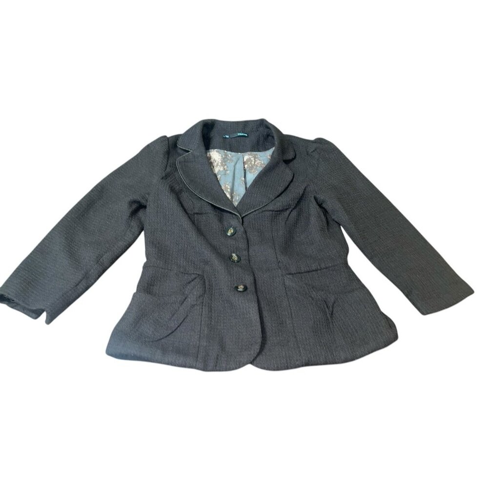 MAURICE'S Women's Size Large Brown 3 Button Blazer Jacket